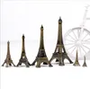 Design Vintage Paris Eiffel Tower modelo metálico maquete de Bronze para decoração de Bodas