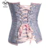 코르셋 Corselet Corselete 여성 코르셋 overbustorsage 코르 간 흰색 bodice coruzzet top bustier 수 놓은 레이스 위로 straitjacket