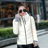 Femmes Parka mode automne hiver veste femmes manteau d'hiver femme Parkas mince à capuche bureau dame coton veste manteau grande taille