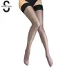 Multi-color Silk Stockings Stockings Sexy Women Thigh High Stocking Shine Transparent Silk Stockings S926