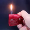 New Nostalgia oldfashioned Bicycle Model flame Ornament butane gas refillable Inflatable Lighter Red black 8136133