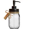 Distributeur de savon Mason Jar finition ORB de haute qualité antirouille 304 en acier inoxydable Home Decor distributeur de lotion liquide cadeaux pot non inclus