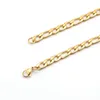 Colliers de trottoir Colliers Homme Bijoux 18K Gold 6 mm Men039 Long Link Chain Classic 1824inch Collier de chaîne Figaro pour hommes YS344743133