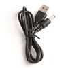 USB a DC5.5 DC línea de datos electrónicos de carga accesorios electrónicos USB a DC 5,5*2,1mm Cable de alimentación con núcleo de cobre 300 unids/lote