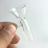 14 milímetros claro tigela de espessura de vidro pirex tigela de vidro do sexo masculino com 3 Arm Stopper Handle Bowls mão para bong de vidro