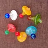 Newest Colorful Carb Caps Glow In The Dark Mini Cute Smoking Accessories For Glass Quartz Thermal Banger Hat Style DCC07