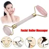 Natural Rose Quartz Facial Massage Roller Jade Facial Massager Anti-aging Skin Lift Tools Face Lose weight Beauty Care Machine
