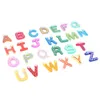 Magneti per frigorifero con lettere dell'alfabeto in legno per bambini, magneti per frigorifero in legno per cartoni animati, studio didattico, giocattolo per cartoni animati, regalo unisex