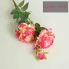 61 cm Künstliche Blume Rose Silk Mariage Geburtstagsfeier Western Rose Hochzeit Blumen Ranunculus Asiaticus Zweig Wohnkultur