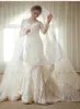 Amazing 4M One Layer Long Cathedral Wedding Veils Lace Trim Soft Tulle Ivory Blusher Bridal Veil Accessories