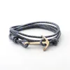 Nouveau bon alliage ancre Bracelet multicouche Bracelet pour femmes hommes Bracelets d'amitié de haute qualité 1496729