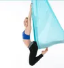 5*2.8m Aerial Flying Yoga Hammock elastic fabric Swing beds fitness yoga stripes anti gravity yoga hammock with accessaries