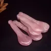 DingSheng Cristallo Naturale Quarzo Rosa Giada Bar Viso Massaggiatore Gua Sha Raschiando Punto di Agopuntura Bastone di Massaggio Viso Schiena Corpo SPA Rilassamento