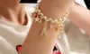 Mode chaude nouvelle étoile fleur en forme de coeur carte corde tour Eiffel cristal bracelet femme mode classique exquis