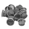 16mm Round Diameter 8MM Height Tobacco Metal Filters Screens Bowl for Crystal Quartz Smoking Pipe stone tobacco pipes