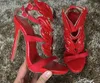 2018 Hot Sale Golden Metal Wings Leaf Strappy Dress Sandal Silver Gold Red Gladiator High Heals Shoes Women Metallic Winged Sandals