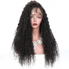 Nouvelle Arrivée Humaine Vierge Remy Brésilienne Doux Cheveux Avant de Lacet Full Lace Kinky Bouclés Perruques 130% Desnity Naturel Noir Couleur Pour Les Femmes Noires