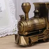 Train Pattern Retro Alarm Clock Home Desk Decoration 3 Colors Creative Quartz Clocks Crafts Birthday Gift