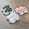 Fashion Kids Shoes Newest Korean Children Sneakers Net Cloth Deodorization Breathable Athletic Runnng Sport Shoes Newborn Baby Leisure Shoes