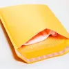 110 * 130mm Kraft Kağıt Kabarcık Zarflar Çanta Postacılar Yastıklı Zarf Ticaret Malzemeleri Taşıma Ambalaj