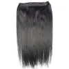 clip in 100 human hair extensions braziliaanse maagdelijk haar steil golf clip in haar 100g met 5 clips