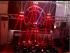 8pcs/lot 360 degree rotation light 9x10w led beam moving head light rgbw 4 in 1 DJ led moving head spider beam light