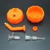 Smoking water pipe Glass Bong Halloween pumpkin Water Pipe unbreakable silicone filter, plastic double deck filter silicone pipe.