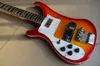 Whole Quality Left Handed 4 string 4003 electric bass guitar in Cherry 1202184961528