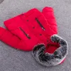 Cute per bambini spessa cappotto inverno con cappuccio con cappuccio con cappuccio con cappuccio solido per 18 anni per bambini piccoli ragazze mantengono il caldo abbigliamento da esterno tessuto 6943016