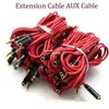 1.2 M AUX Oortelefoon Extensie Longate Kabel 3.5mm Mannelijke Naar Female M / F Stereo Hoofdtelefoon Audio Verlengkabel Goede Kwaliteit 1000pcs / Partij