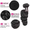 Wefts Ishow 8A Cabelo Brasileiro Onda Solta 4 Pcs com Fechamento de Renda 4x4 Peruano Virgem Extensões de Cabelo Humano Preço de Atacado