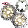 Arashi ZX12R Ön Arka Fren Rotorları Disk Disk Kawasaki Ninja ZX-12R 2004 2005 2006 ZX 12R ZZR 600 1991 1992