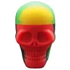 5pcslot 15ml skull containers assorted color silicone container for Dabs Round Shape Silicone Containers wax Silicone Jars Dab co2431460