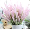 Kunstmatige Lavendel Bloem Hot Koop Paars 51cm Levendige Kunstmatige Romantische Lavendel Bloemen Boeket Home Wedding Decor