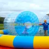 Giochi gonfiabili TPU dello stagno di Zorbing della palla del rullo dei buttafuori gonfiabili del camminatore dell'acqua forte 2.4m 2.6m 3m con la pompa