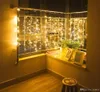 9.8ft X 9.8ft 3X3M 300 LED Luci Matrimonio Natale Stringa Festa di Compleanno Decorativa Per La Casa All'aperto Decorativo Ghirlande Tenda