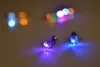 Bestes Geschenk LED-Blitz-Ohrringe, Haarnadeln, quadratische Kristall-LED-Ohrring-Lichter, Strobe-LED-Leuchtohrring, Party-Magnete, modische Ohrring-Lichter