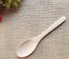 Nature wooden ice cream spoons kids dessert spoon wood coffee scoops Kitchen bar flatware scoops tea spoon tool wholesale