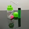 Tuyaux de fumée Hookah Bong Glass Rig Oil Water Bongs Bouilloire en plastique colorée pour bouteille de lait