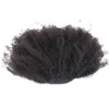 8A Afro Kinky Straight Curl Ponytail Menselijke Hair Extensions Natural Black Remy Menselijk Haar Clip in Paardenstaarten 100Gram