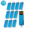 Bulk 10PCS 64MB Mini Swivel USB 20 Flash Drives Rotating Pen Drives Thumb Storage for PC Macbook USB Memory Stick Colorful3930281