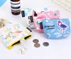 Mini Zipper Handväska Tecknad Flamingo Purse Multi Funktion Lady Coin Card Storage Bag för Girls Creative Gifts Money Case