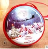 Cross-border tinplate coin purse accessories Christmas pendants multi-color mat jingle bell ornaments