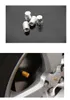Топ продажа Универсального Авто велосипеды автомобильных шины Valve Caps шины колеса шестиугольная Ventile воздух Стебли крышка Герметичной обода Аксессуары с розничной коробкой