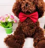 16 colors Pet tie Dog tie collar flower accessories decoration Supplies Pure color bowknot necktie