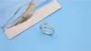 Semi Mount Ring-instellingen voor ovale steen met zijkant CZ 6x8mm Solid 925 Sterling zilveren vrouwen sieraden bruid bruiloft geschenken