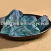 100g Small Natural Green and Blue Fluorite Gravel Crystal Rough Raw Stone Rock for Cabbing Cutting Lapidary Tumbling Polishing Wir9076113