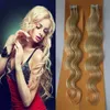 100g 40pcs 613 Bleach blonde Skin Weft Tape Hair Extensions Double Drawn Adhesive Hair Brazilian Body Wave Tape In Human Hair Extensions
