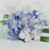 Artificial Flowers Christmas party Fashion Wedding Silk Artificial Hydrangea Flowers HEAD White Diameter 15cm Home Ornament Decoration