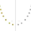 Goldene Sterne zum Aufhängen, Girlande, Banner, Pastell-Stern-Girlande, Wimpelkette für Hochzeiten, Partys, Kinderzimmer, Moskitonetze, Zimmer
